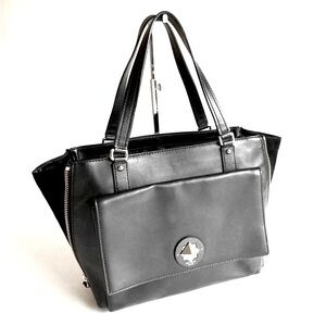 Kate Spade Black Leather Tote Bag